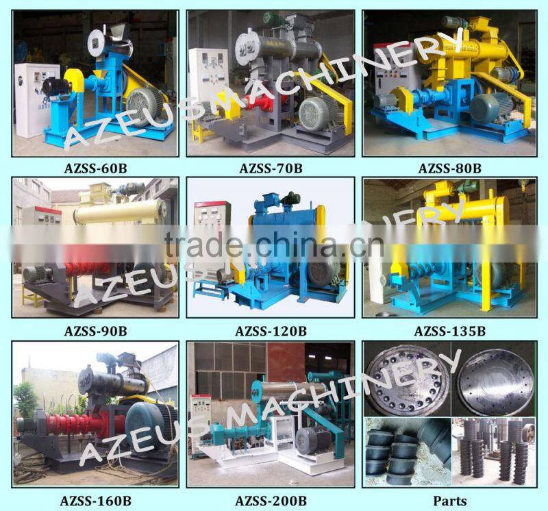 Full automatic animal/floating fish feed pellet machine for sale