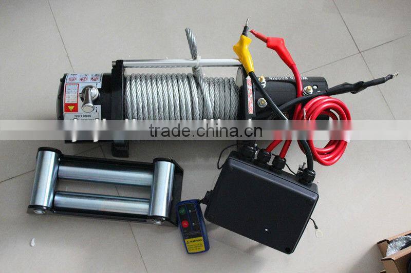 12V 8000LB Electric Winch,SUV winch,truck winch