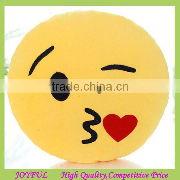 New soft pp cotton custom whatsapp emoji pillow