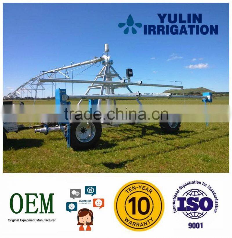 2017 agriculture linear move with pivot irrigation system with diesel tank and pump