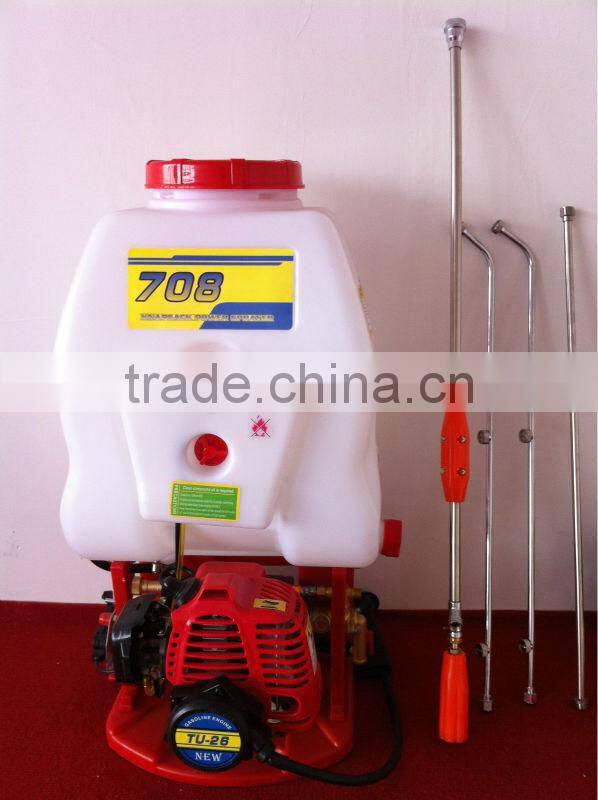 Gasoline knapsack power sprayer