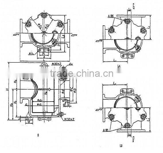 Marine Sea Water Strainer JIS F7121