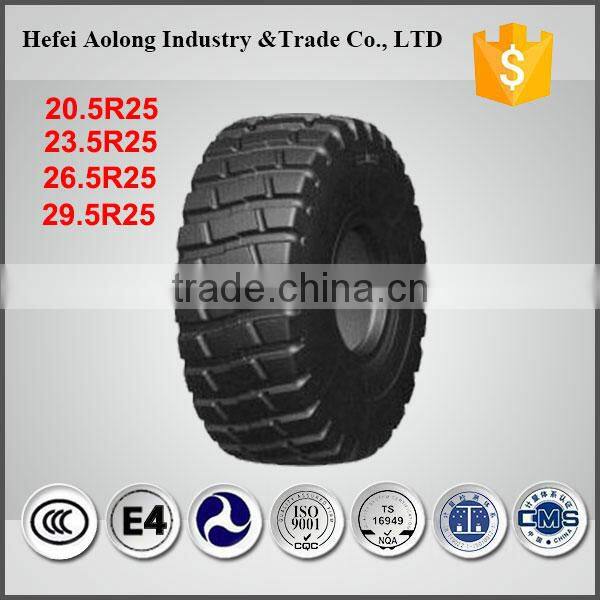 Famous brand made in China Radial OTR loader tire 26.5r25 / 26.5-25