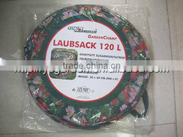 printed flowers leaves pop up bag garden bag waste bag manufacturer