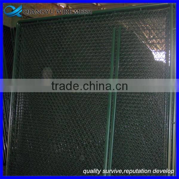 galvanized pvc coated chain link fence netting