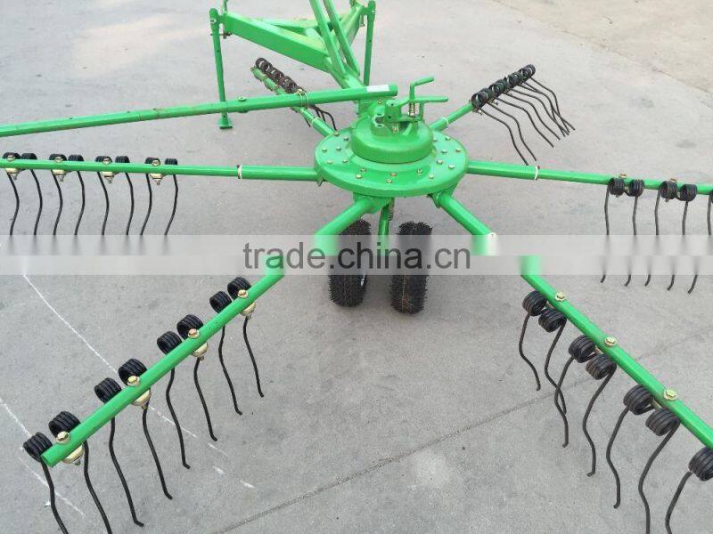 3 points of suspension rotary wheel hayrake used for farm