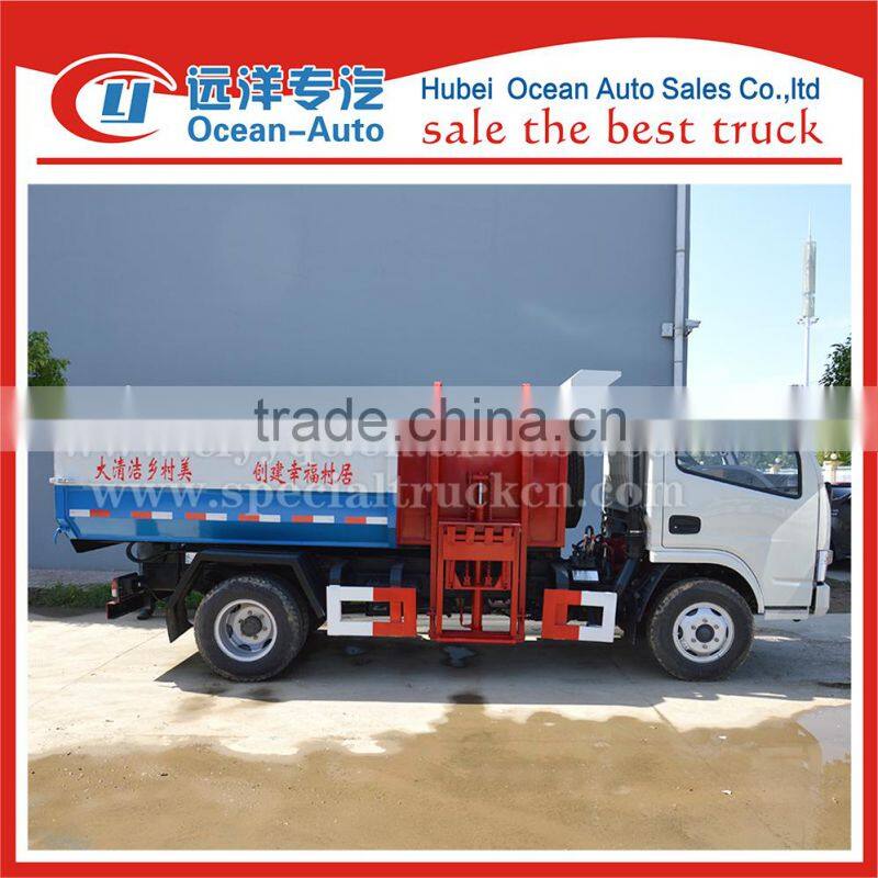 DFAC new Condition and Diesel Fuel Type 5m3 small garbage truck