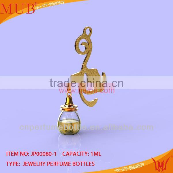 Glass Jewelry Spray Shape Necklace Glass Bottle