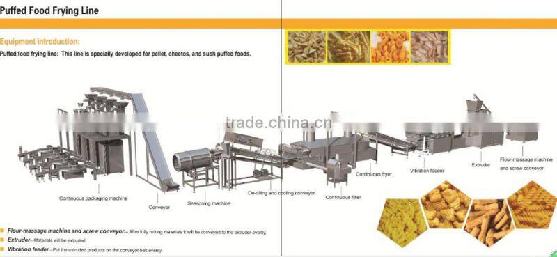high qality ce approved continuous snack foodfrying machine 86-15154158335