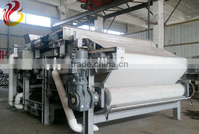 Sludge dewatering machine belt filter press