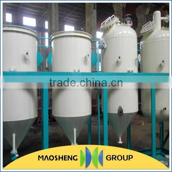 Low Consumption Maosheng Brand crude flaxseed oil refining machinery