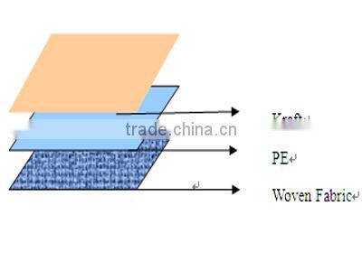 woven fabric laminated kraft paper bags