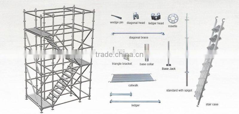 Steel Ringlock Scaffolding for Working Platform or Support System
