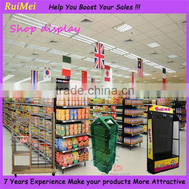 Customized 4-Tier Counter top Metal Wire Stand Rack Eyelash Display