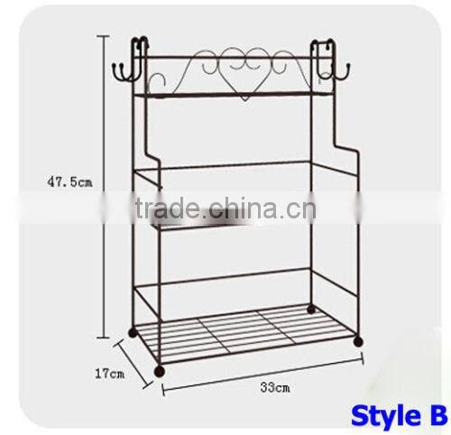 Home kitchen detachable metal microwave oven rack