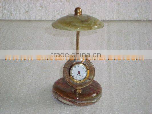 Top Qulaity GOOD QUALITY New design 2017 CLOCKS ONYX MARBLE HANDICRAFTS