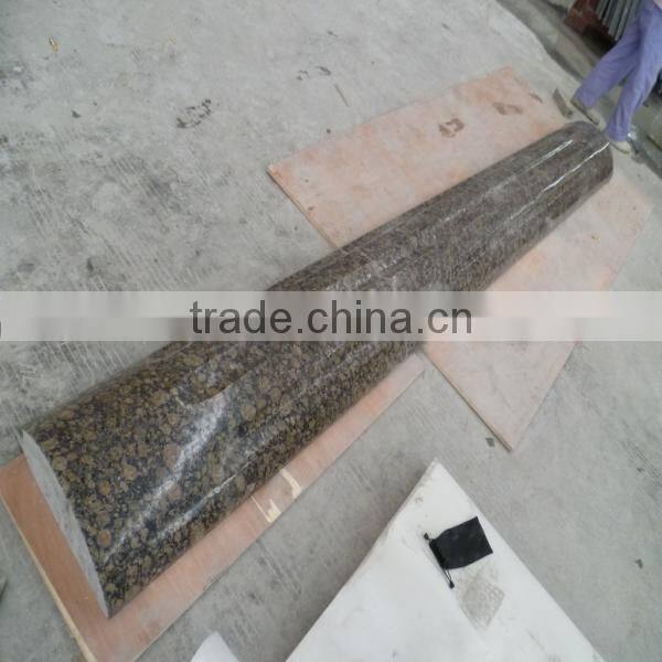 Top quality Polished Baltic brown gate pillar design