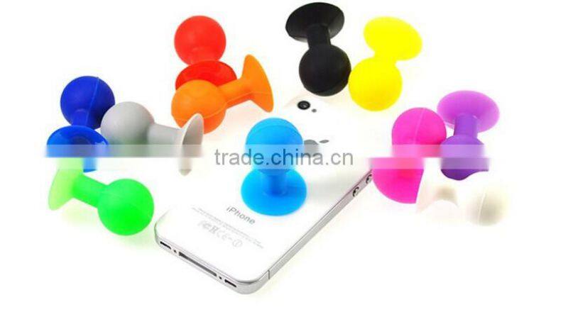 Cell Phones Holder Colorful Octopus Silicone Rubber Sucker Stand Bracket Mini Ball phone Holder