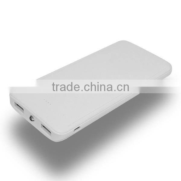 13000mAh Leather finish Power Bank mobile phone charger