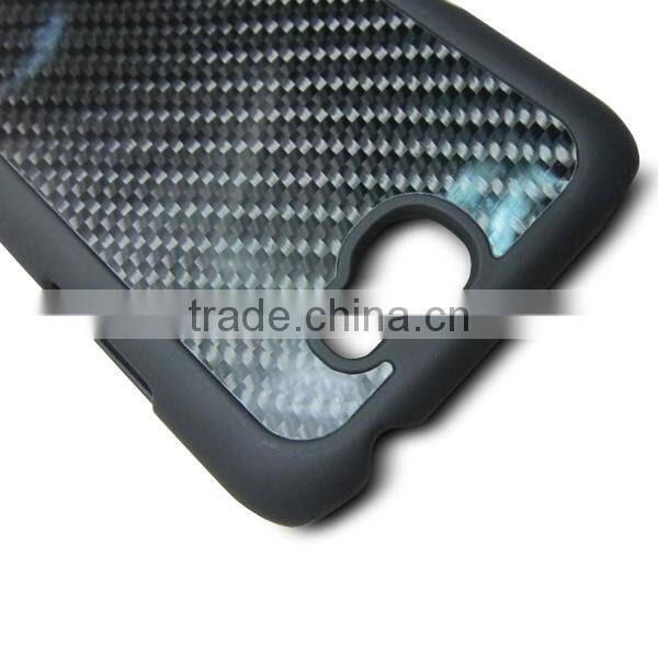 Carbon fiber phone case PC bottom phone shell protective back cover for Samsung 7100
