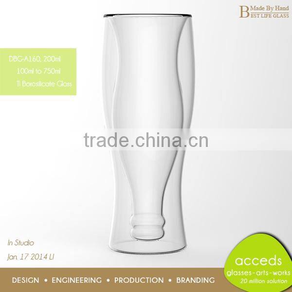 Free Sample! Handmade High Quality Beer Glass Water Cup