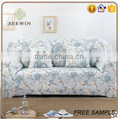 different sizes stretch logo printed sofa cover