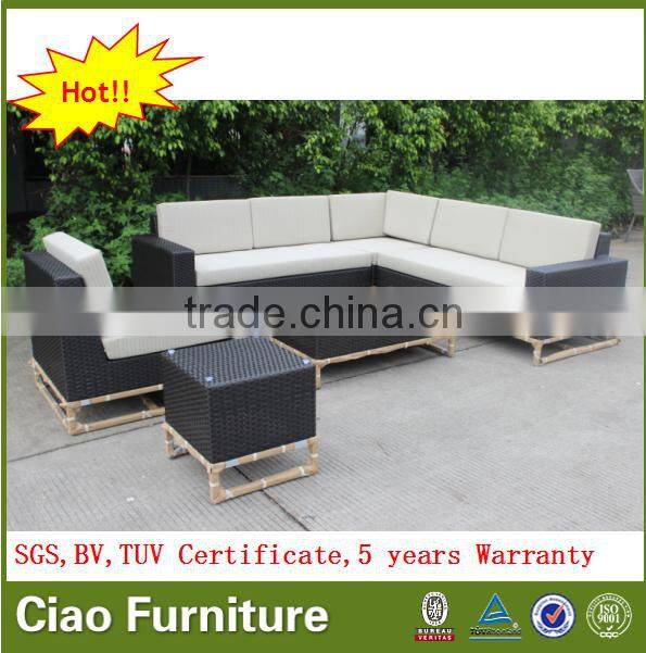 Elegant sofa designs rattan sofa modern garden outdoor sofa