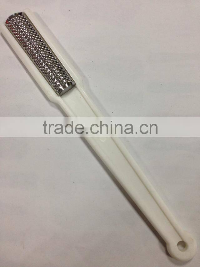 Stainless steel foot file,foot file with easy handle