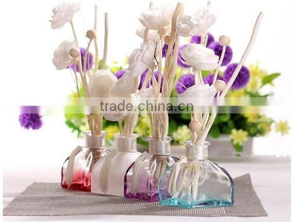 machine made glass vase for Home Decoration / square glass vase
