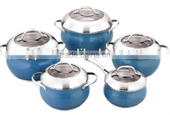New Style Stainless Steel 6pcs cookware set/pot set