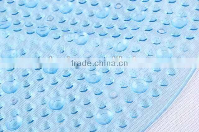 Circular pvc anti-slip bathroom mat