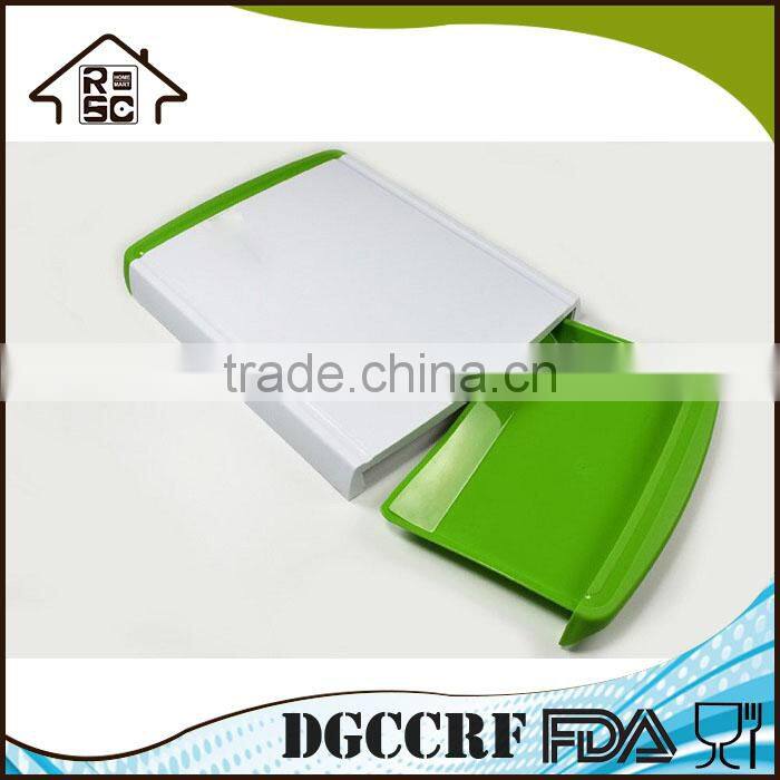 Multificational Cutting Board Plastic Tray for Easy Waste Removal