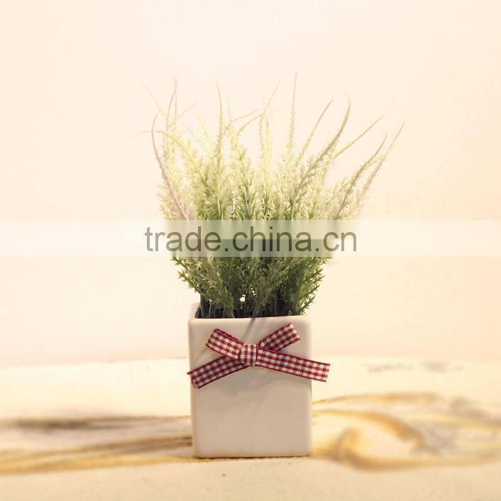 GNW GP001 Artificial Multicolor Recycled Plant Pot for office table decoration