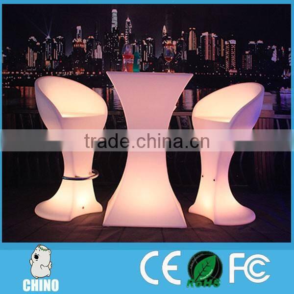 RGB 16 colour light flashing LED waterproof table for ourdoor