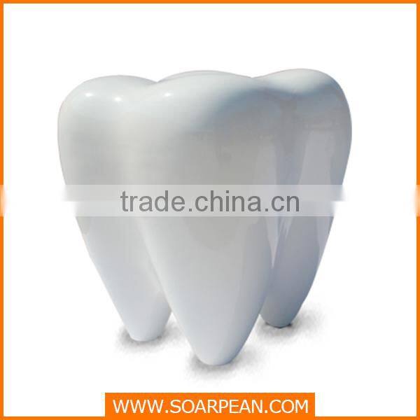 Modern Furniture Fiberglass Tooth Shape Chair Waiting Area