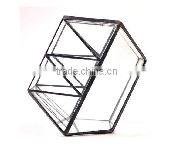Handmade Quartz Glass Fruit Holder Terrarium