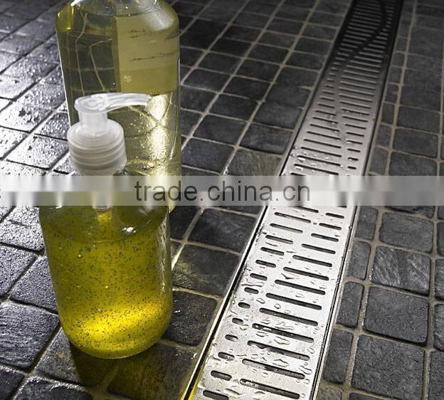 Linear stainless steel shower drain floor drain grating