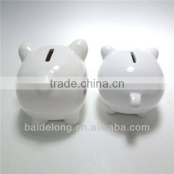 Paintig Ceramic Pig Money Bank