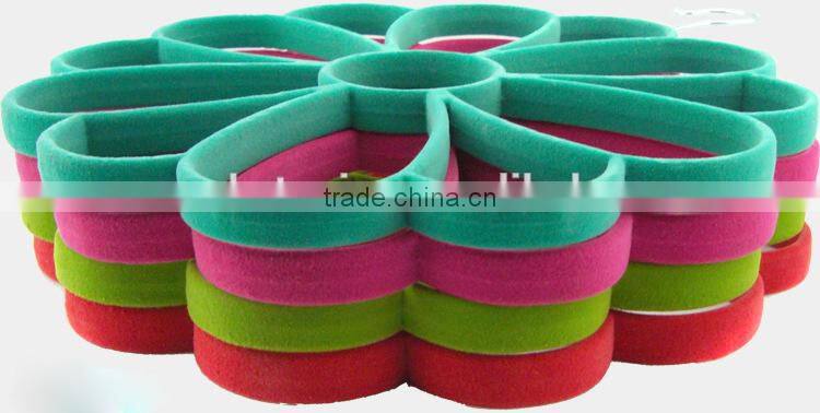 antiskid silk scarf flocked velvet hangers,excellent silk scarf bound,ABS, Nylon villi,Chrome plated hook