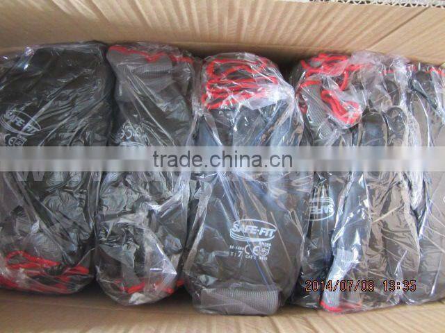 PU Coated Working Glove With Grey Nylon Liner With CE