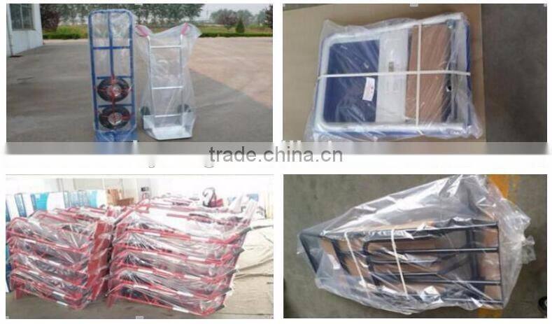platform handtruck HT1806,Heavy duty Metal Hand Truck with High quality Caster