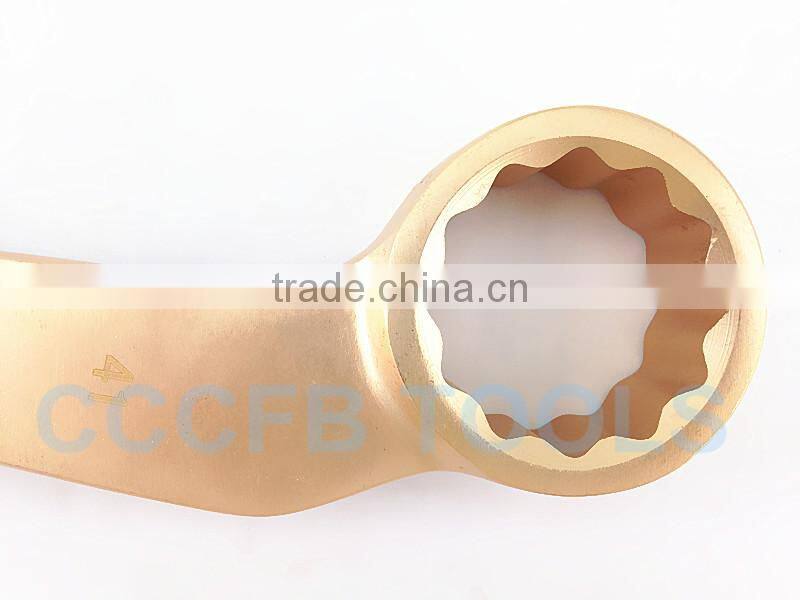 14~185mm Striking Box Bent Wrench Hammer Slogging Spanner Be-Cu Al-Br Alloy Spark Free Hand Tools