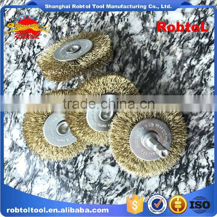 75MM steel wire cup brush wheel twist knot crimped bowl disc abrasive M10 round grinding cheaning brush