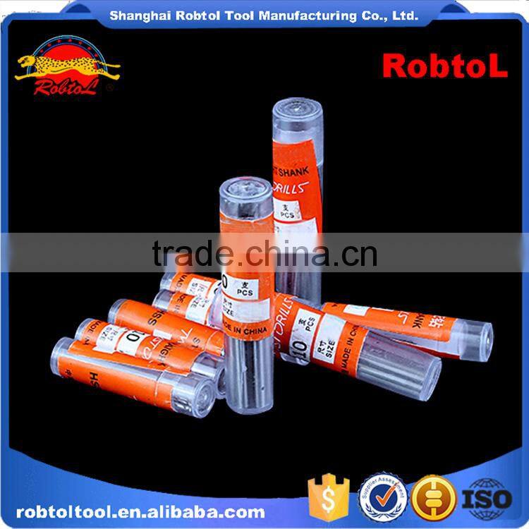 4mm nano titanium coating straight shank Hss Twist Drill Bits Cobalt Fully Ground Black Finish drilling Metal Forged Alloy