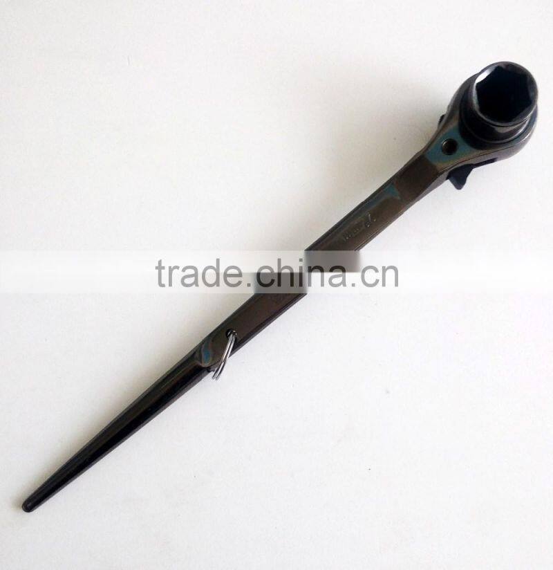 CRV ratchet tapered scaffold podger spanner