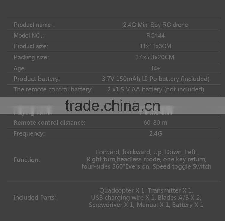 2017 New Mini Remote Control Nano Drone UFO Quadcopter F36