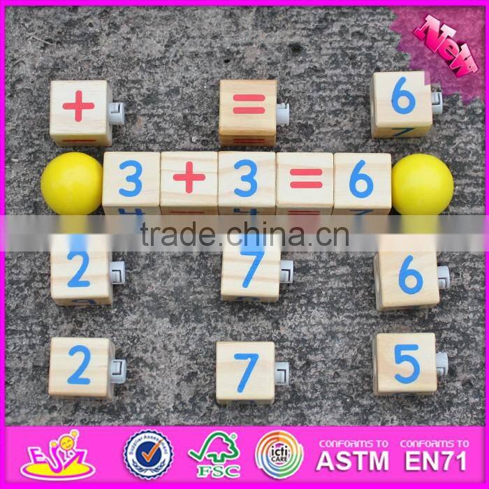 2017 new design educational wooden toddler learning toys W12F018
