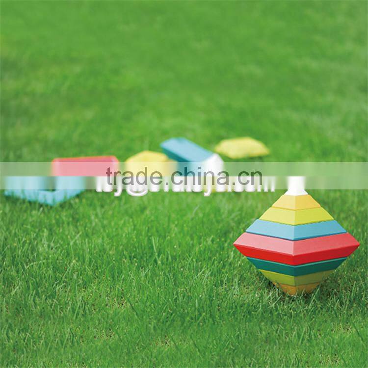 Best design classic geometry blocks wooden baby learning shapes W13E065