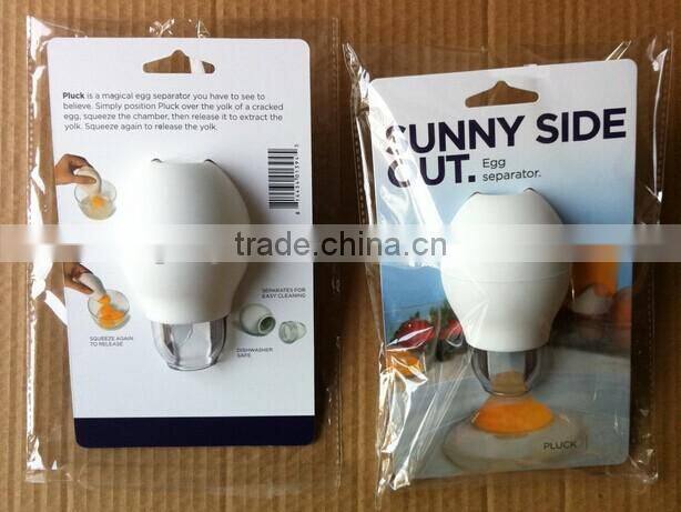 Hot Kitchen Gadget Silicone Egg Yolk White Suction Seperator Divider Filter
