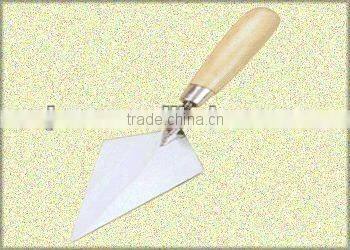 wooden handle carbon steel bricklaying trowel